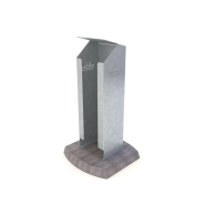 Conteneur à grills jetables, galvanisé, volume : 0,6 m³ - Hags Conteneur à grills jetables, galvanisé, volume : 0,6 m³ - Hags