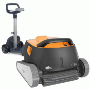 DOLPHIN robot électrique de piscine fond, parois et ligne d'eau programmable avec chariot e30 + caddy - orange 3700617017220