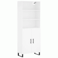 Helloshop26 - Buffet bahut commode armoire meuble de rangement organisateur cuisine salle de séjour salon haut 69,5 x 34 x 180 cm 02_0032681 - 300021 Helloshop26 - Buffet bahut commode armoire meuble de rangement organisateur cuisine salle de séjour salon haut 69,5 x 34 x 180 cm 02_0032681 - 300021
