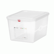 ITALCONCEPT Bac GN 1/2, polypropylène, HENDI, GN 1/2, 12,5L, Transparent, 325x265x(H)200mm - 8711369873281