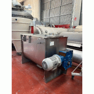 Mélangeur à bande en acier inoxydable 1350 litres