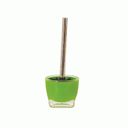 MSV Collection Tahiti – Porte-brosse WC avec brosse, couleur verte - vert multi-matériau MS989