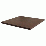 Plateau carré de table d'intérieur Tavola 70x70cm stratifié wengé