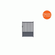 Portillon semi barreaudé - 1750 / 1400_0