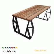 Table pique-nique KOMPOSE - Table 194 cm sans assise