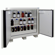 Armoire anti-feu 90 min produits inflammables basse 2 portes - 793+E - Blanc Armoire anti-feu 90 min produits inflammables basse 2 portes - 793+E - Blanc