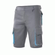 Bermuda multipoches bicolore gris|bleu ciel T.40 Velilla - polyester 8435011464442 Bermuda multipoches bicolore gris|bleu ciel T.40 Velilla - polyester 8435011464442