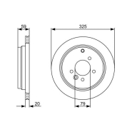 DISQUE DE FREIN BOSCH 0986479375 DISQUE DE FREIN BOSCH 0986479375
