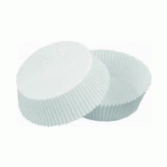 FHC - 1 000Pcs - Caissette papier de cuisson ronde blanche ingraissable H25mm - blanc papier FHC209CPB1201 FHC - 1 000Pcs - Caissette papier de cuisson ronde blanche ingraissable H25mm - blanc papier FHC209CPB1201