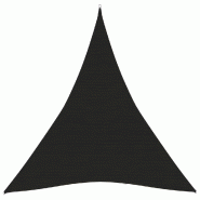 Helloshop26 - Voile toile d'ombrage parasol 160 g/m² 4 x 5 x 5 m PEHD noir 02_0009214 - noir 3000497747768