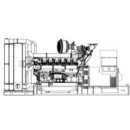 Powerfull - P 1500 U - Groupe électrogène industriel - Visa - Puissance continue (PRP) 1505 kVA, moteur diesel et alternateur Brushless_1