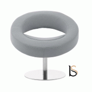 Siège Design en tissu Hello - Softline - Feld Gris 620_1