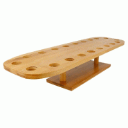 Support en bambou pour 20 cônes 50x14,7x9cm - par 1