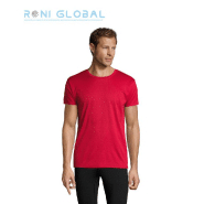 T-shirt de travail sport unisexe en polyester piqué - Ref SOL-02995 - SPRINT SOL'S_0