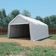 Vidaxl tente de rangement pvc 550 g/m² 4x6 m blanc 3056654 Vidaxl tente de rangement pvc 550 g/m² 4x6 m blanc 3056654