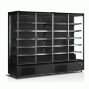 Vitrine réfrigérée PC2500B - 5,13 m² surface, 4 portes vitrées, éclairage LED, garantie 2 ans
