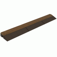 ArtPlast - Finition de dalle, finition mâle 117x20,5x6,6 cm, marron - Collection COMBI-WOOD - marron plastique polypropylène ZA1943_0