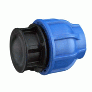 Bouchon compression en PP - serrage rapide - Diamètre 020 à 110 mm - Référence 02ZCP020