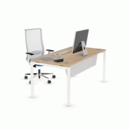 Bureau droit professionnel Allio - piètement arche - dimensions 120/140/160/180 x 80 cm - plateau mélaminé antichocs 25 mm Bureau droit professionnel Allio - piètement arche - dimensions 120/140/160/180 x 80 cm - plateau mélaminé antichocs 25 mm