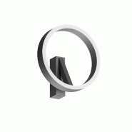 Criseide A Applique Noire - Applique Led 30W Double Émission 1400Lm 3000K Push Dimmable En Aluminium Et Silicone - Gea Luce - CRISEIDE A - NERO