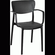 Fauteuil LOFT polypropylène - extérieur - monobloc renforcé - contemporain Fauteuil LOFT polypropylène - extérieur - monobloc renforcé - contemporain