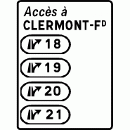 Panneau directionnel D72 - sortie - WP Signalisation - recyclable et éco-responsable Panneau directionnel D72 - sortie - WP Signalisation - recyclable et éco-responsable