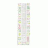 Sachet baguette avec fenêtre eco parole ingraissable 9+4,5x30cm par 250