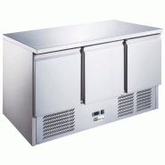 Saladette réfrigérée dessus inox - 3 portes GN 1/1 | Afi - AAS903T