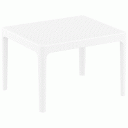 SIESTA EXCLUSIVE Table d'appoint d'extérieur Sky Side Table Blanche - blanc plastique polypropylène SP-SI-109WH