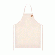 Tablier avec lanières ajustables et coupe sous le genou Naturel - 5600847153232