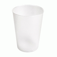 Verre de dégustation réutilisable polypropylène 10cl Ø5,4X7,7cm - par 1400