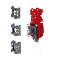 Vibrateur de palplanche utilisés pour le vibrofonçage ou l'arrachage de profilés