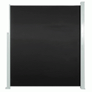 VidaXL Auvent latéral rétractable 160 x 500 cm Noir Modèle Horizon Modern - noir 45460_0