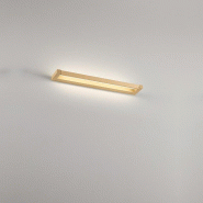 Applique murale LED Slim 12 W, CCT 2700 K-4000K, L. 39,2 cm, Orientable, 960 lm, IP20 - Perenz - Doré - doré 8023559553386