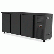 Arrière-bar positif professionnel noir prof 530 hauteur 820 3 porte... - PSB-200