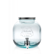 Bonbonne autenthic style mason jar avec robinet 6 l. Hauteur 24 cm