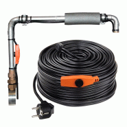 Câble chauffant - 4 m - 64 w - avec thermostat antigel Câble chauffant - 4 m - 64 w - avec thermostat antigel