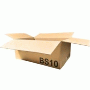 Caisse carton type Galia A10 600 x 400 x 250 mm - marron en carton CBS10-M Caisse carton type Galia A10 600 x 400 x 250 mm - marron en carton CBS10-M