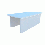 Chapeau de Montant Métal 30x60cm blanc 9001