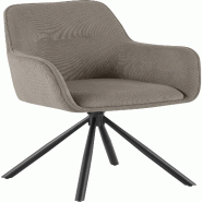 CLP Chaise de salle à manger Tipton Cord Taupe - gris textile 327413 CLP Chaise de salle à manger Tipton Cord Taupe - gris textile 327413
