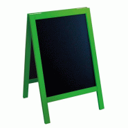 Etiq-etal Chevalet trottoir bois VERT AB-petit modèle - vert Bois manufacturé 03114 Etiq-etal Chevalet trottoir bois VERT AB-petit modèle - vert Bois manufacturé 03114