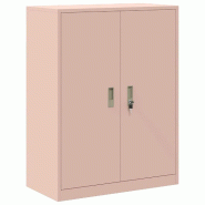 Helloshop26 - Armoire de rangement moderne avec portes verrouillables et grande capacité bureau 80 x 40 x 105 cm en acier laminé à 02_0054840 - aci
