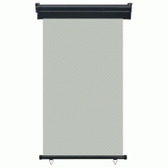 Helloshop26 - Auvent latéral de balcon 100 x 250 cm gris 02_0007001 - gris aluminium 3000377124634