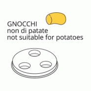 Matrice pour machine à pâtes - GNOCCHI - Ø 12 mm | Fimar - PF40E & MPF4N_0