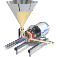 Mélangeurs poudres/liquide utilisable à haute température et pour des mélanges de fortes viscosités - Poudre jusqu'à 15 000kg/heure - Flashmix - SILVERSON FRANCE