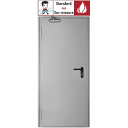 Porte coupe-feu Metalfeu 30mn - Premium - Procès Verbal EFR-24-000707 - Performance EI30, Disponible en CR2, Disponible en NF - Coefficient Thermique 1.4 W/m²K.
