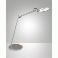 Regina - Lampe de table orientable aluminium Fabas Luce - LED Touch intégrée 9W dimmable CCT (3000K 4000K 5000K 6000K) - gris 8019282510826