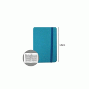 SMARTD Carnet de notes 14x9cm bleu turquoise semi-cuir 116Fls (agenda) - 5608011028256
