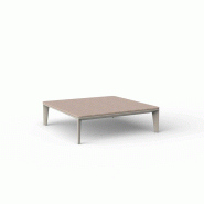 Table basse 100x100 PASADENA - ecru