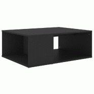 VidaXL Table basse noir 90x67x33 cm bois d'ingénierie Modèle Atlas Infinite Select - 806904
